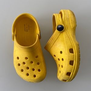 COPY - Toddler Size 10 Yellow Crocs